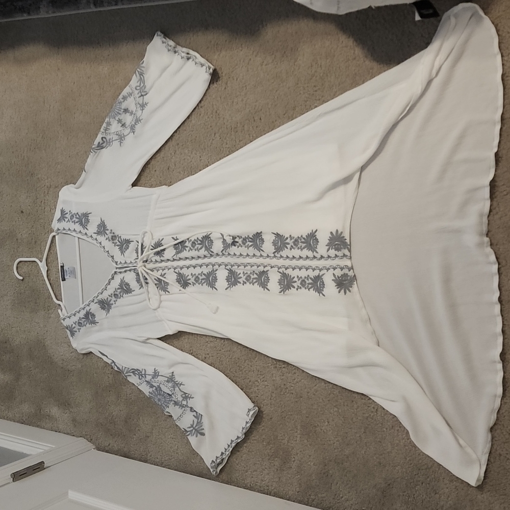 Boho White dress